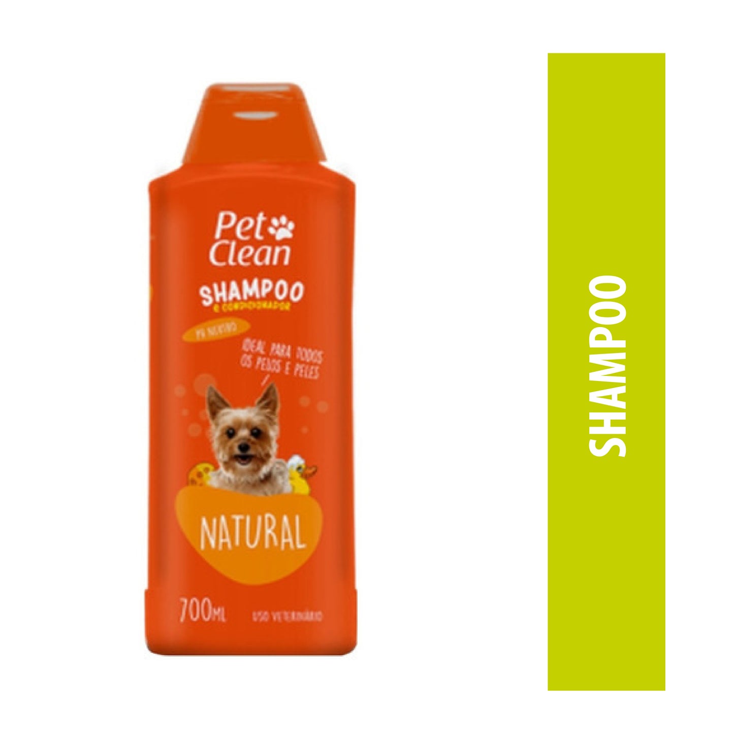 Shampoo Y Acondicionador Natural Para Perros Pet Clean 700ml