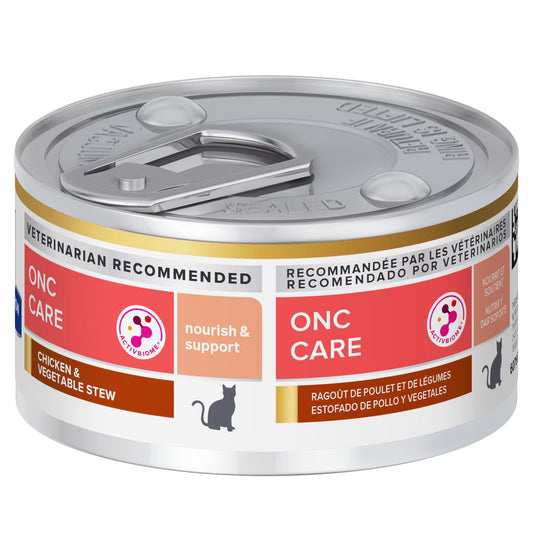 Hills PD Feline Onc Care Chicken & Vegetable Stew lata 82 gr