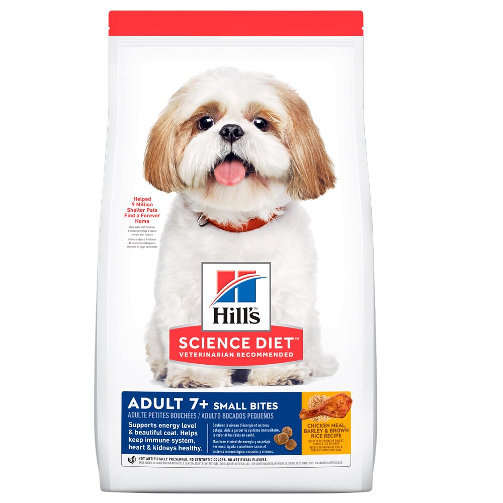 HILLS SD ADULT 7 + SMALL BITES DOG FOOD 6,8 KG