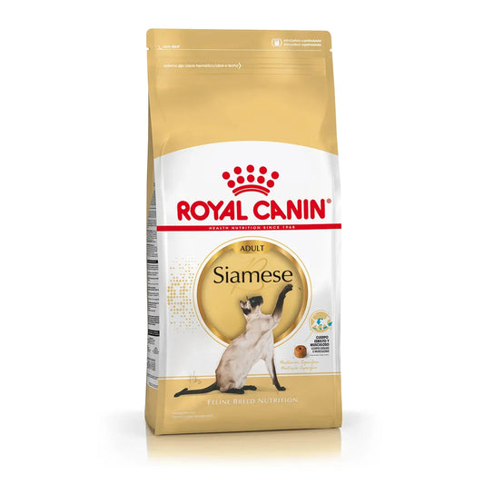 Bolsa de alimento Royal Canin para gato adulto Siamés