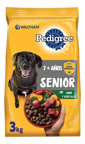 PEDIGREE SENIOR +7 AÑOS 21.0 KG + 1 snack Rodeo x 70gr