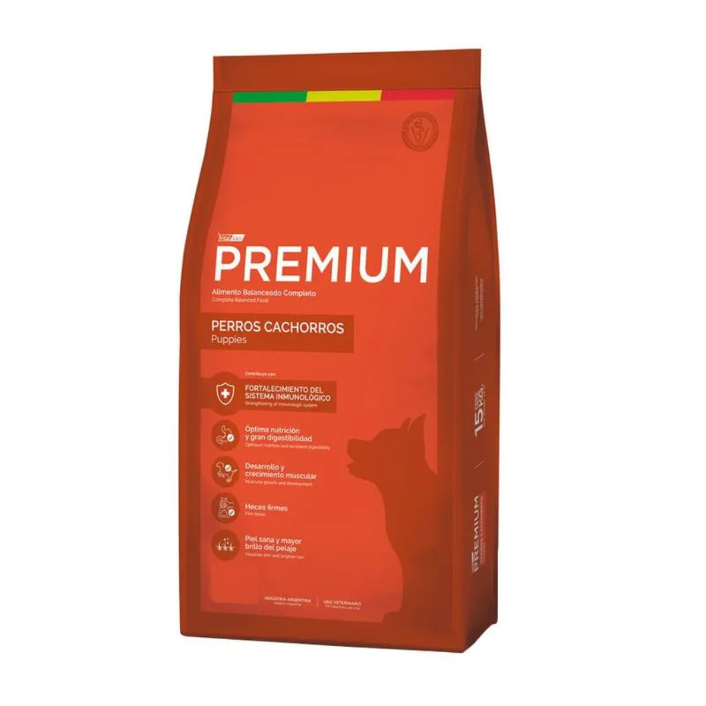 PREMIUM PERRO CACHORRO X 15 KG