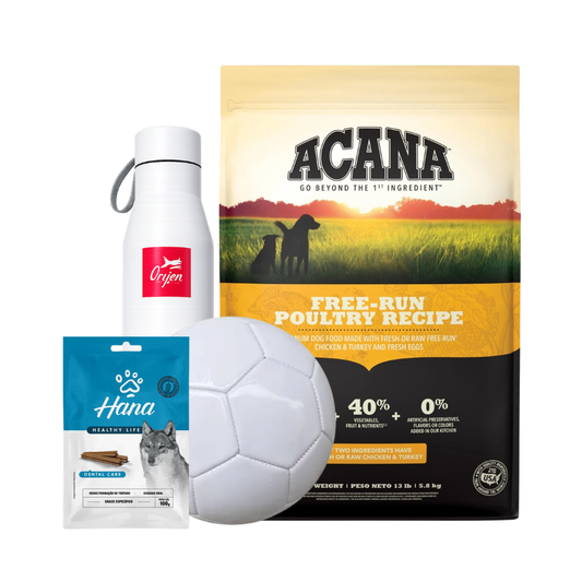 Acana Free-Run Poultry Recipe 13 Lb + Pelota + Botella + Hana
