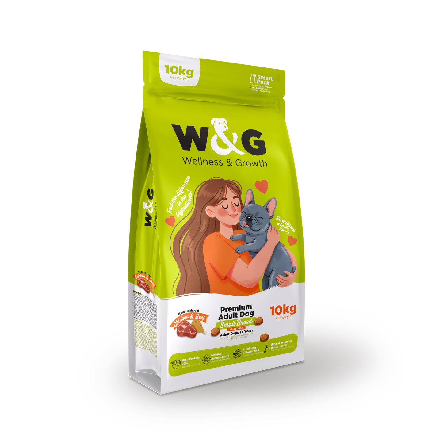 Weliness & Grow Perro Adulto Raza Pequeña 10 kg