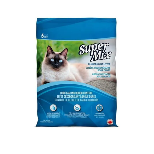 Bolsa de arena sanitaria aglutinante Super Mix para gatos
