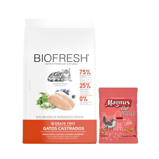 Biofresh Gatos Adultos Castrados Salmon 7,5 Kg + Magnus Gato