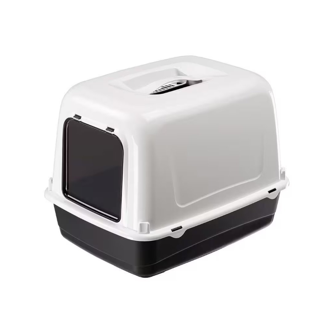 Sanitario cerrado Clear Cat 10 Ferplast para gatos, con filtro antiolor.