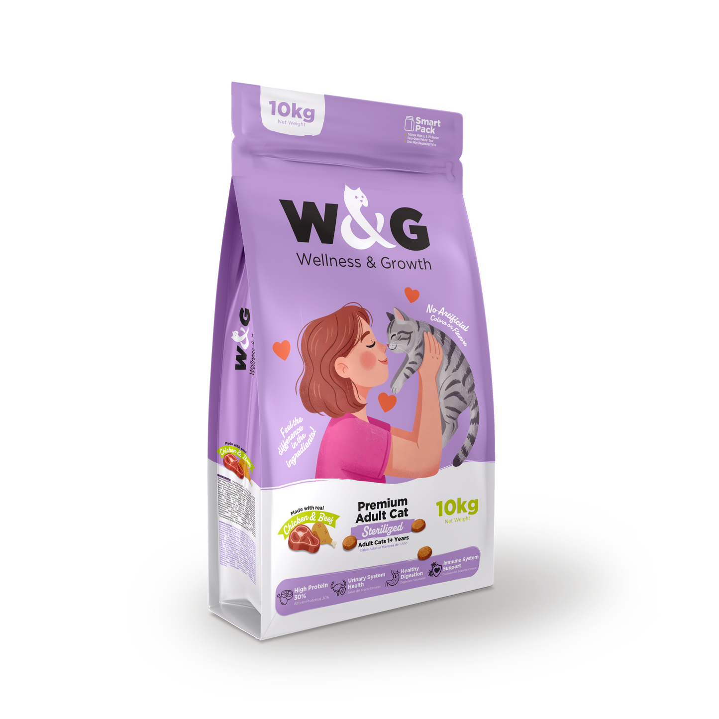Wellness & Growth Gato Adulto Castrado 10 kg