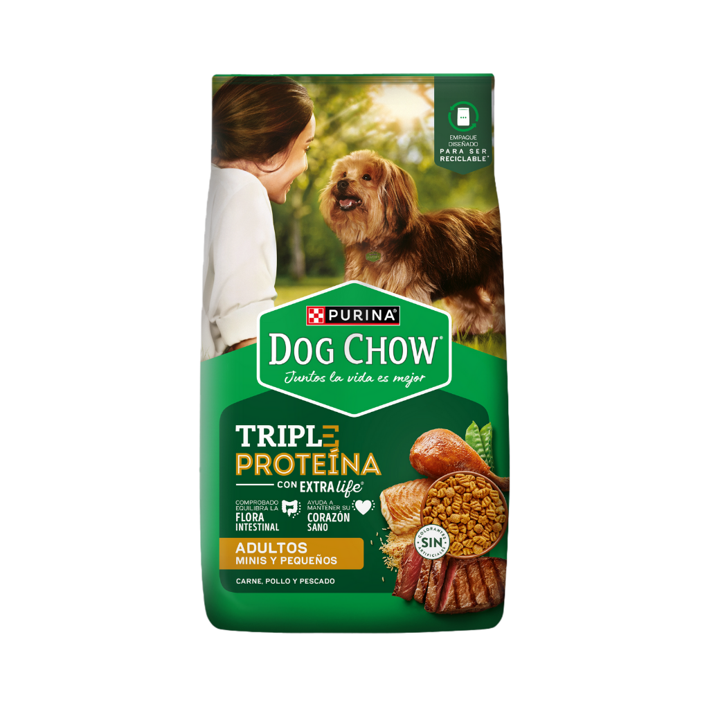 Bolsa de alimento Dog Chow para perro adulto de raza pequeña, 7,5 kg