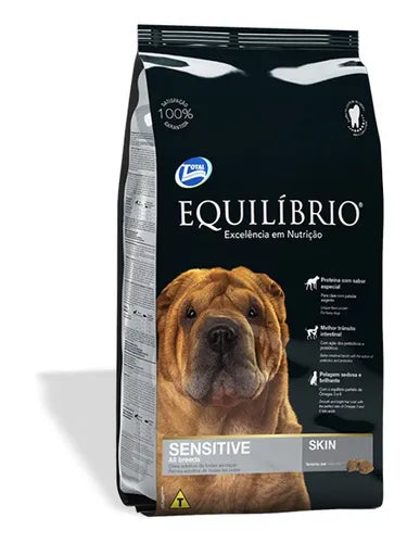 Bolsa de alimento Equilibrio Sensitive para perro adulto razas medianas y grandes