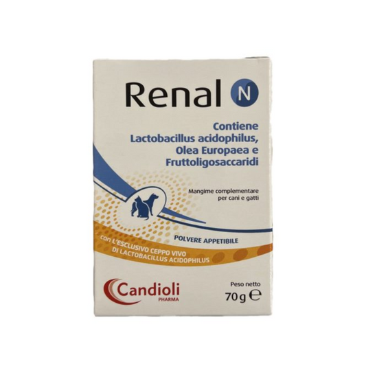 Envase de suplemento Renal N Polvo para perros y gatos