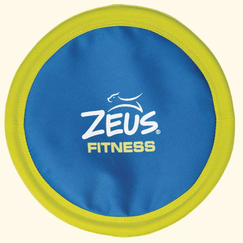 Zeus Fitness - Frisbee Flexible De Nylon Resistente
