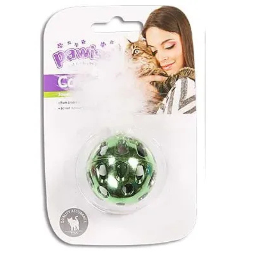Juguete Para Gato Pawise Metalic Ball
