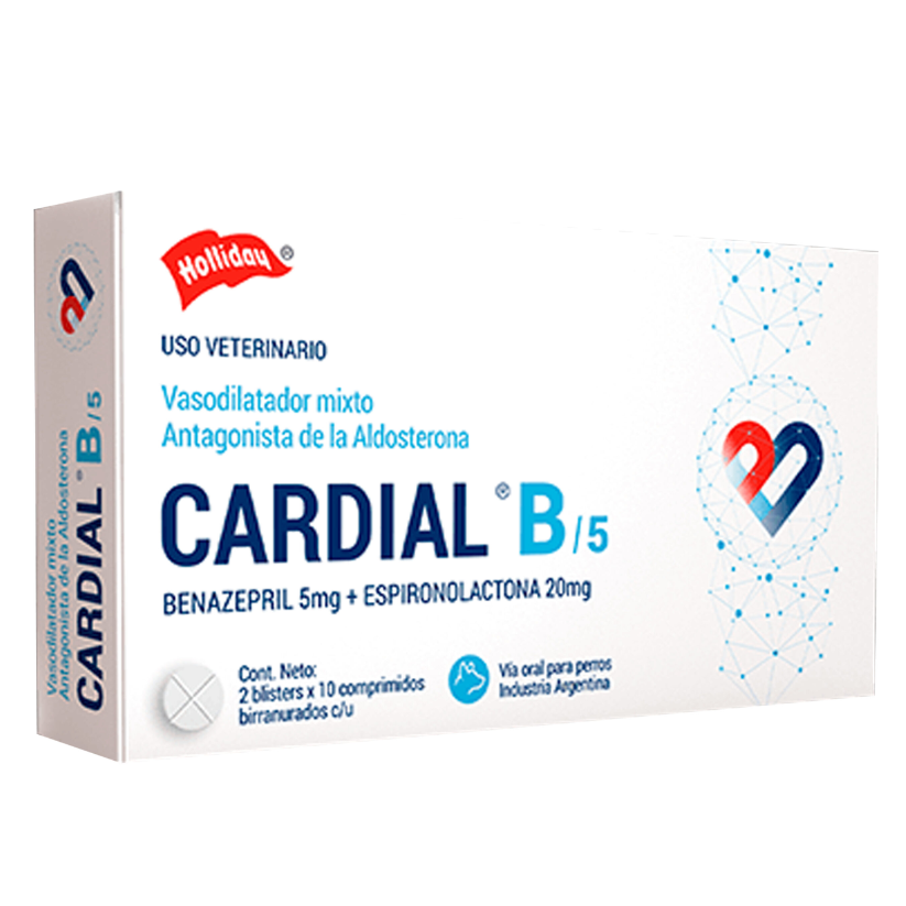 Cardial B/5 x 20 Comprimidos