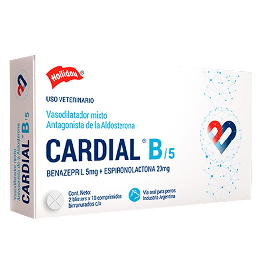 Cardial B/5 x 20 Comprimidos