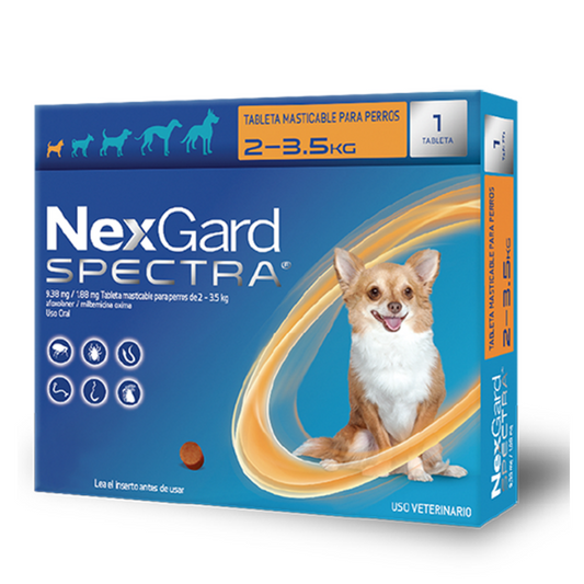 Nexgard Spectra Perros 2 - 3.5 kg