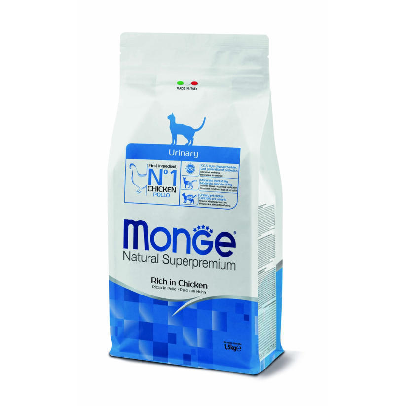 Monge Monoprotein Gato Adulto Urinario Sabor Pollo + Snack Monge de Regalo