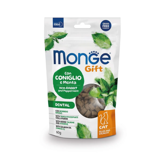 Snack Monge Gift Gato Adulto Sabor Conejo y Menta