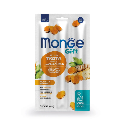 Snack Monge Gift Perro Sabor Trucha con Curcuma