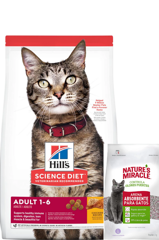 HILLS SD ADULT CAT FOOD 1,8 KG + Arena sanitaria x 2kg de regalo