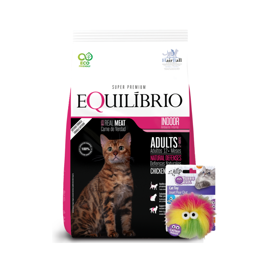 Equilibrio Gatos Adultos + Juguete Gato de Regalo
