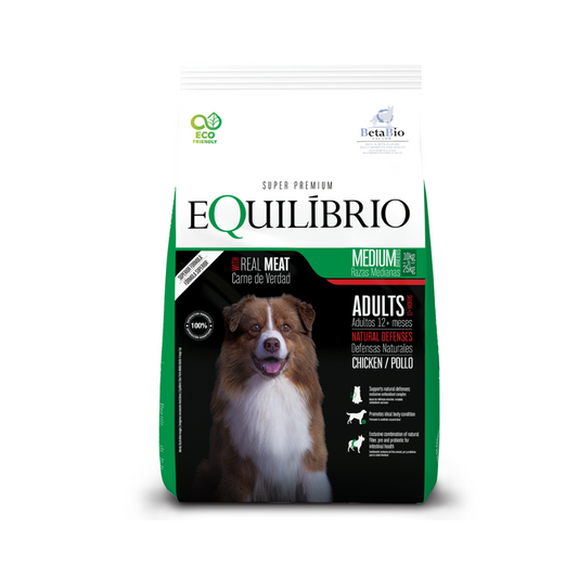 Bolsa de Alimento Equilibrio Perro Adulto Raza Mediana Light