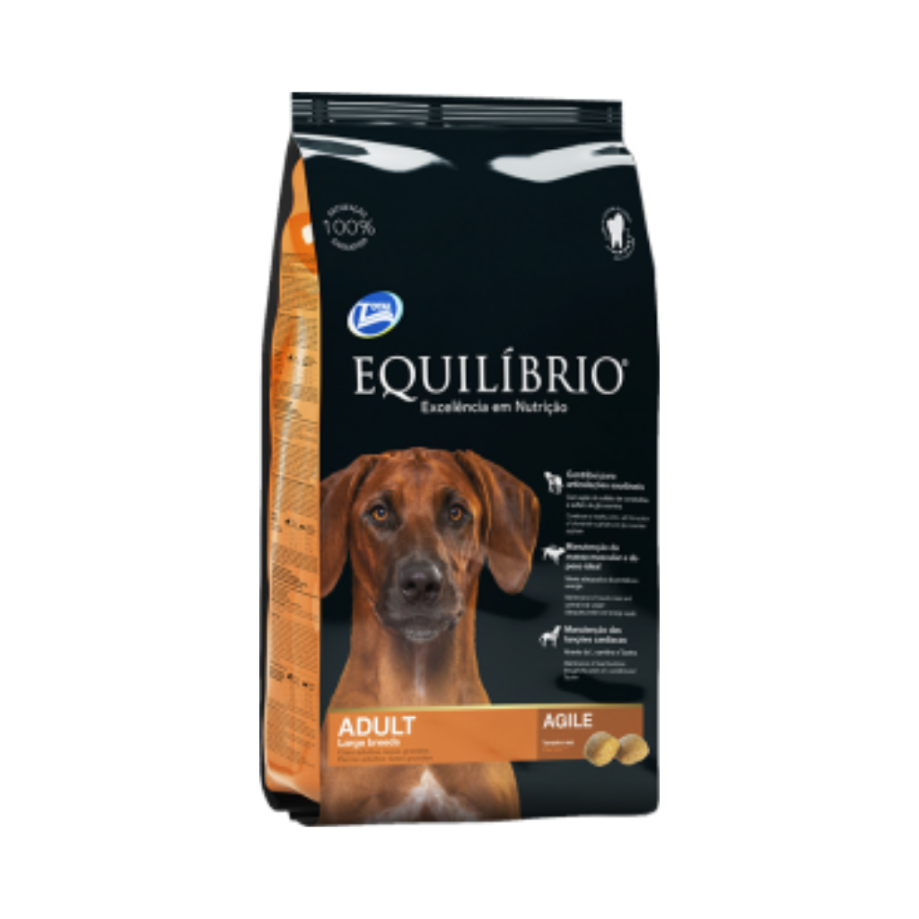 Bolsa de alimento Equilibrio para perro adulto de raza grande, 15 kg