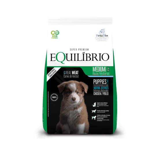 Bolsa de Alimento Equilibrio Perro Cachorro Raza Mediana