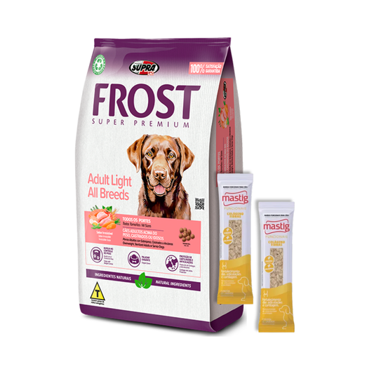 Frost Perro Adulto Light 15 kg + 2 Barra Mastig