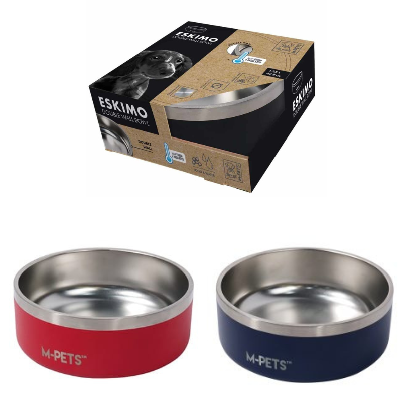 Plato Termico M-Pets Eskimo Double Wall Bowl 1,25 l