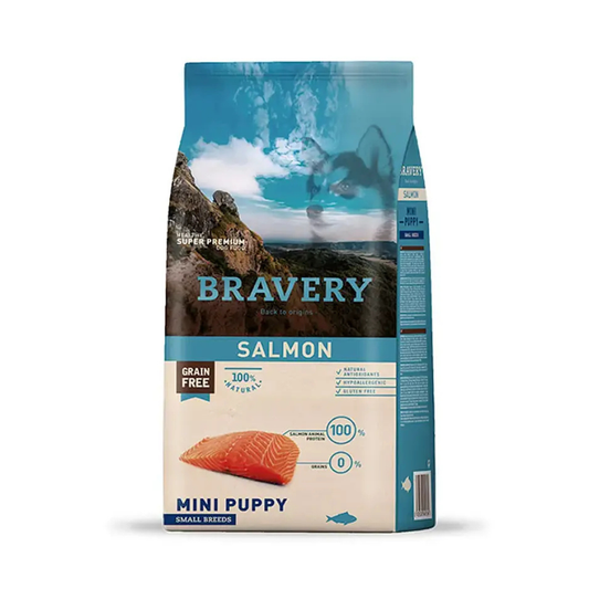 Bravery Perro Cachorro Raza Pequeña Sabor Salmón