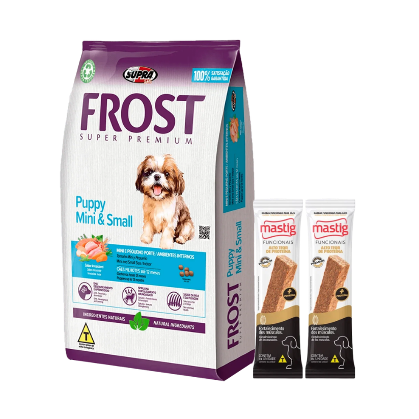 Frost Perro Cachorro Small Bite 10 kg + Mastig