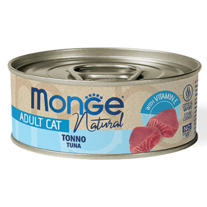 Monge Natural Para Gato - Lata 80 g