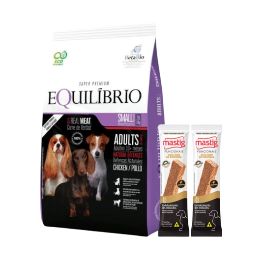 Equilibrio Perro Adulto Small 7,5 kg + Mastig