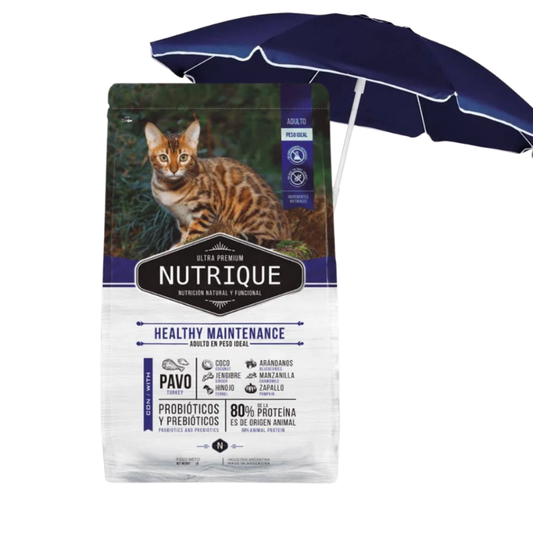 Nutrique Gato Adulto Castrado 7,5 kg + Sombrilla
