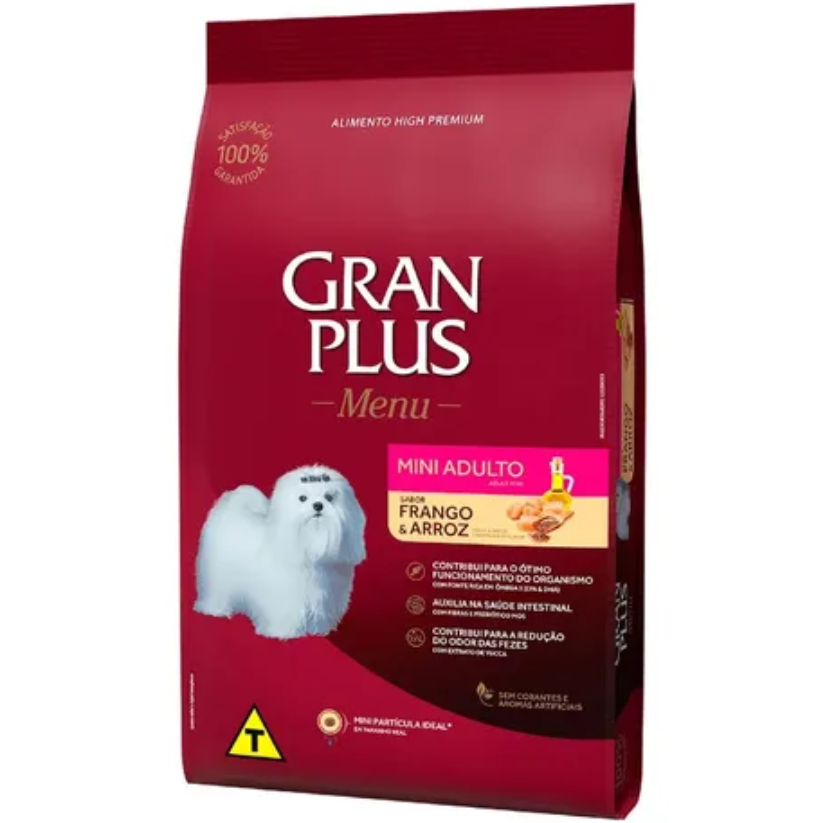 Gran Plus Menu Perro Adulto Mini Pollo & Arroz 3 Kg