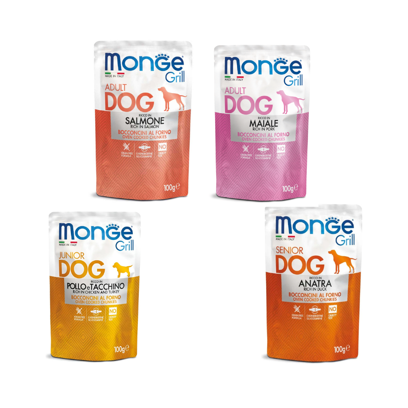 Pouch Para Perro - Monge Grill 100 g