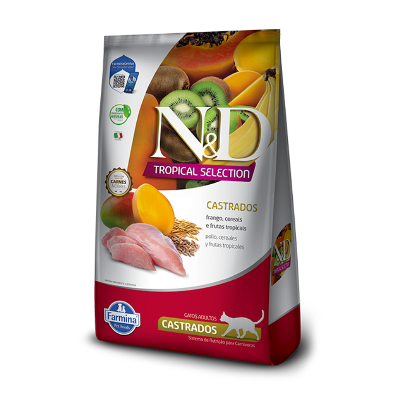 N&D Tropical Gatos Castrados Sabor Pollo