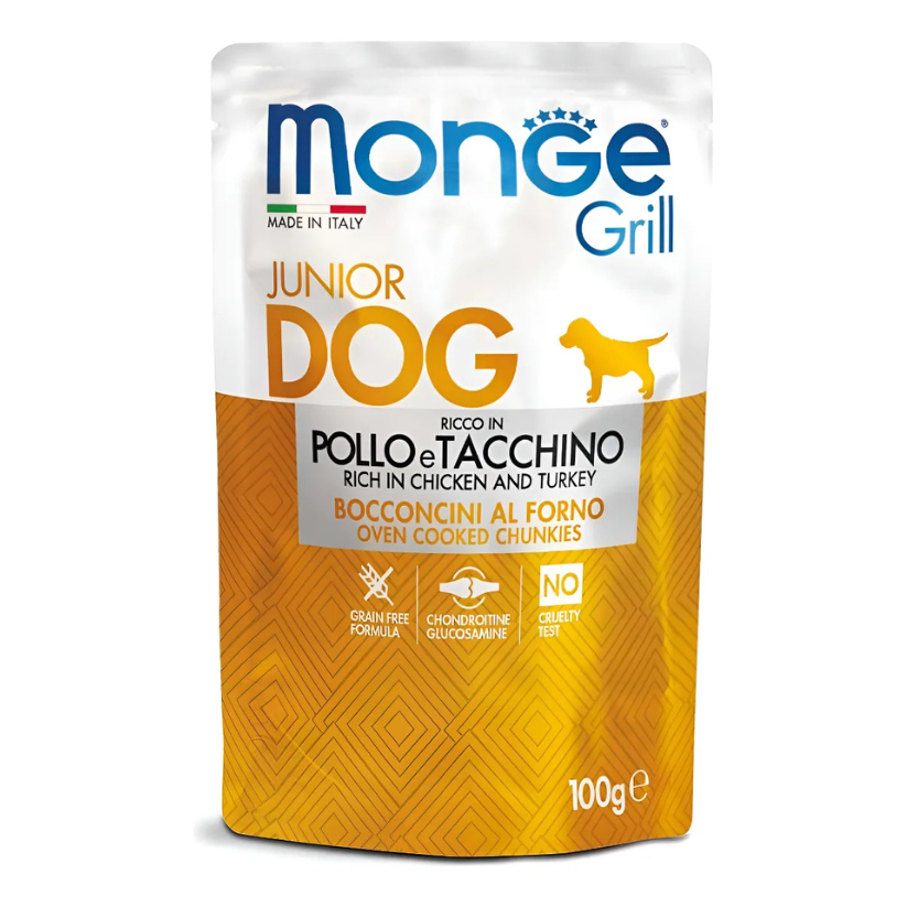Pouch Para Perro - Monge Grill 100 g