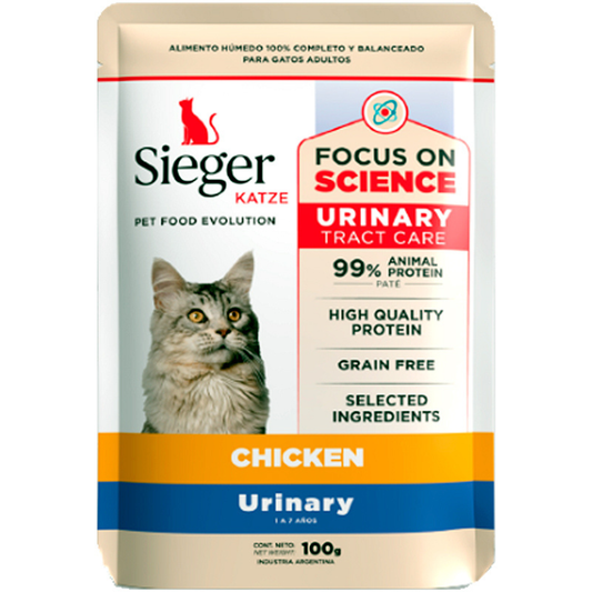 Sieger Katze Pouch Urinary Para Gatos x Unidad
