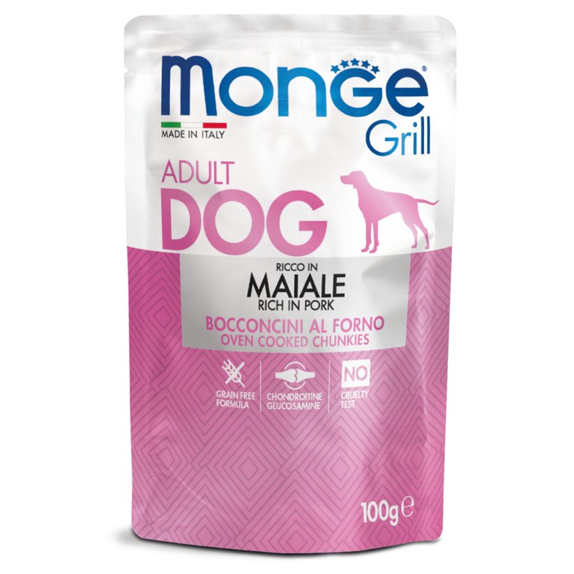 Pouch Para Perro - Monge Grill 100 g