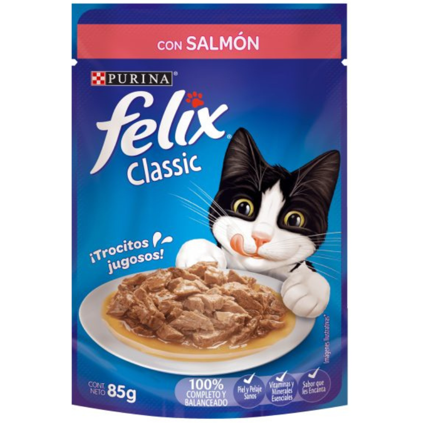 Pouch Felix Comida Humeda Para Gatos X Unidad