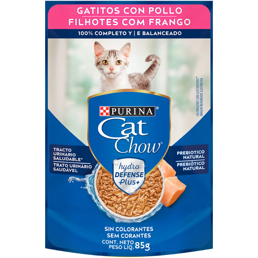 Cat Chow Pouch Comida Humeda Para Gatos X Unidad