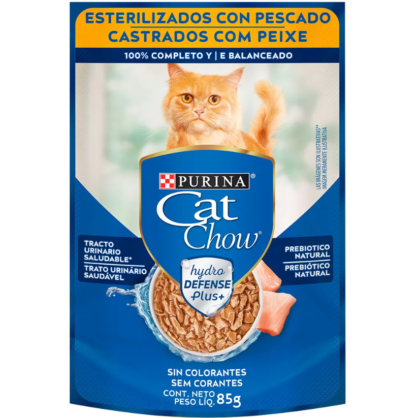 Cat Chow Pouch Comida Humeda Para Gatos X Unidad