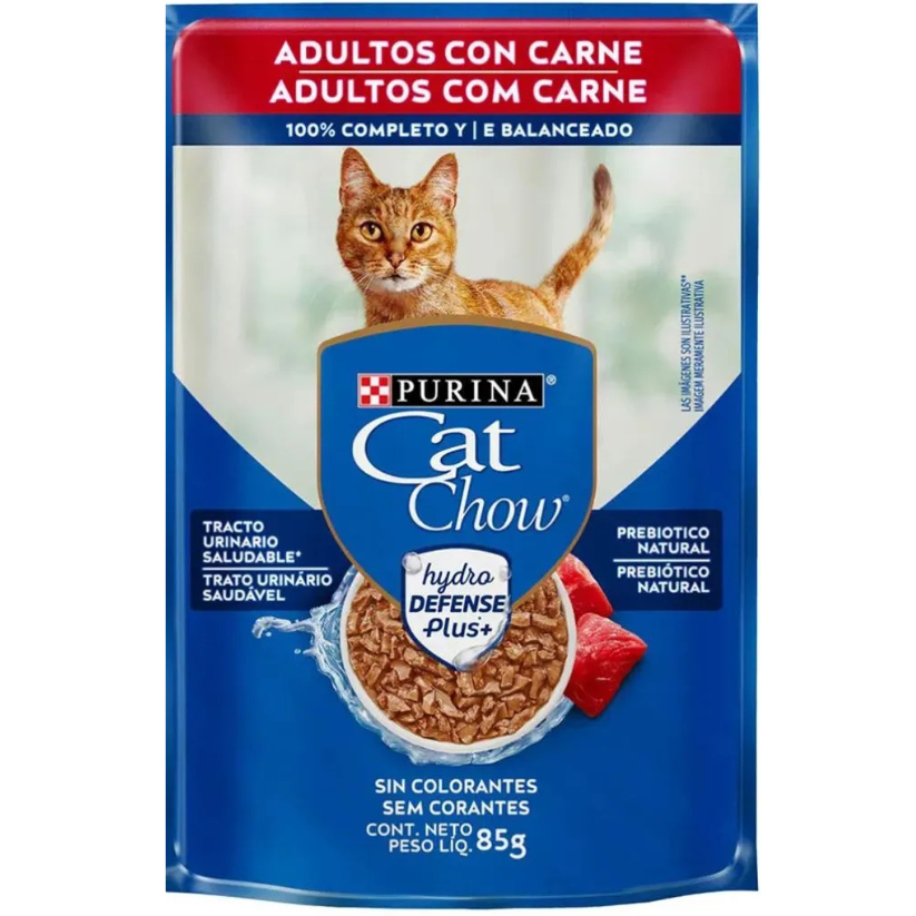 Cat Chow Pouch Comida Humeda Para Gatos X Unidad