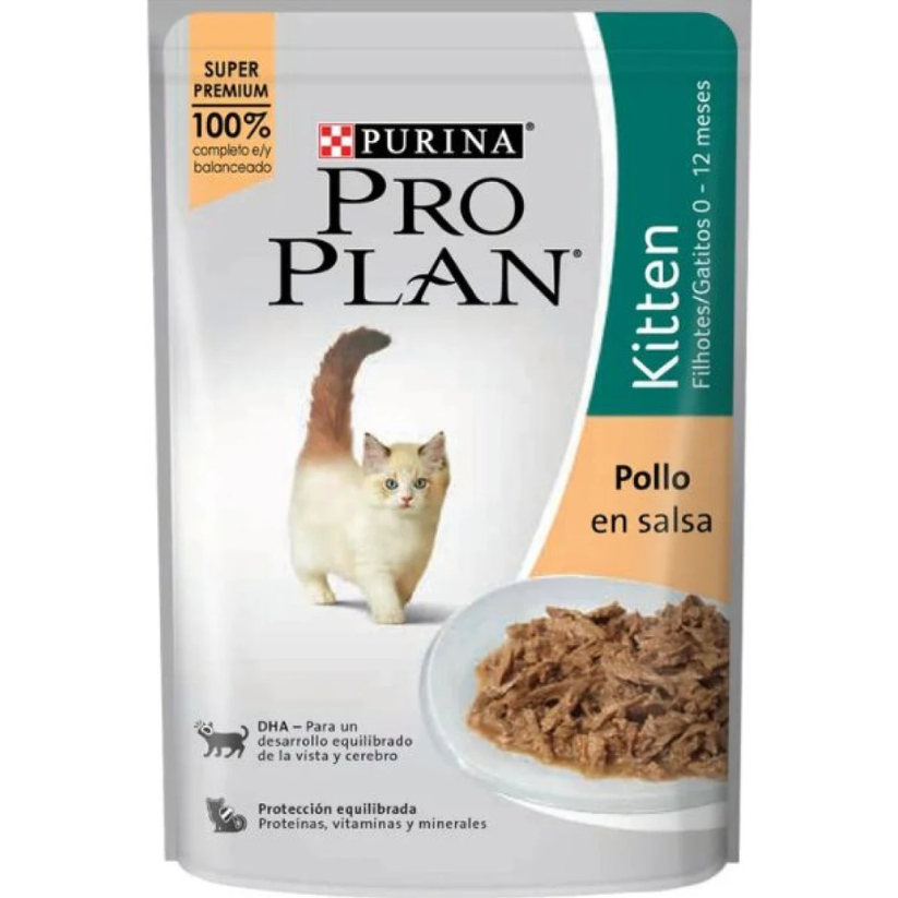 Pouch Pro Plan Alimento Humedo Para Gatos X Unidad