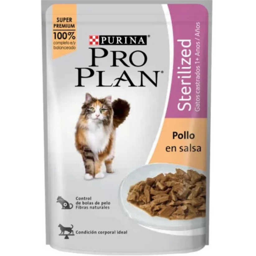 Pouch Pro Plan Alimento Humedo Para Gatos X Unidad