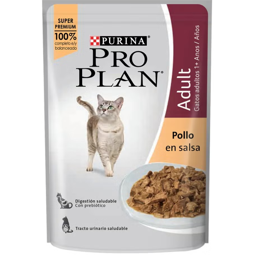 Pouch Pro Plan Alimento Humedo Para Gatos X Unidad