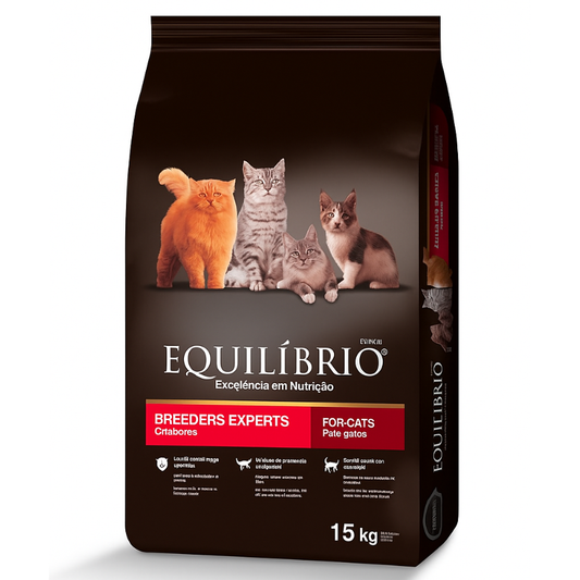 Equilibrio Gato Adulto Criadores 15 Kg