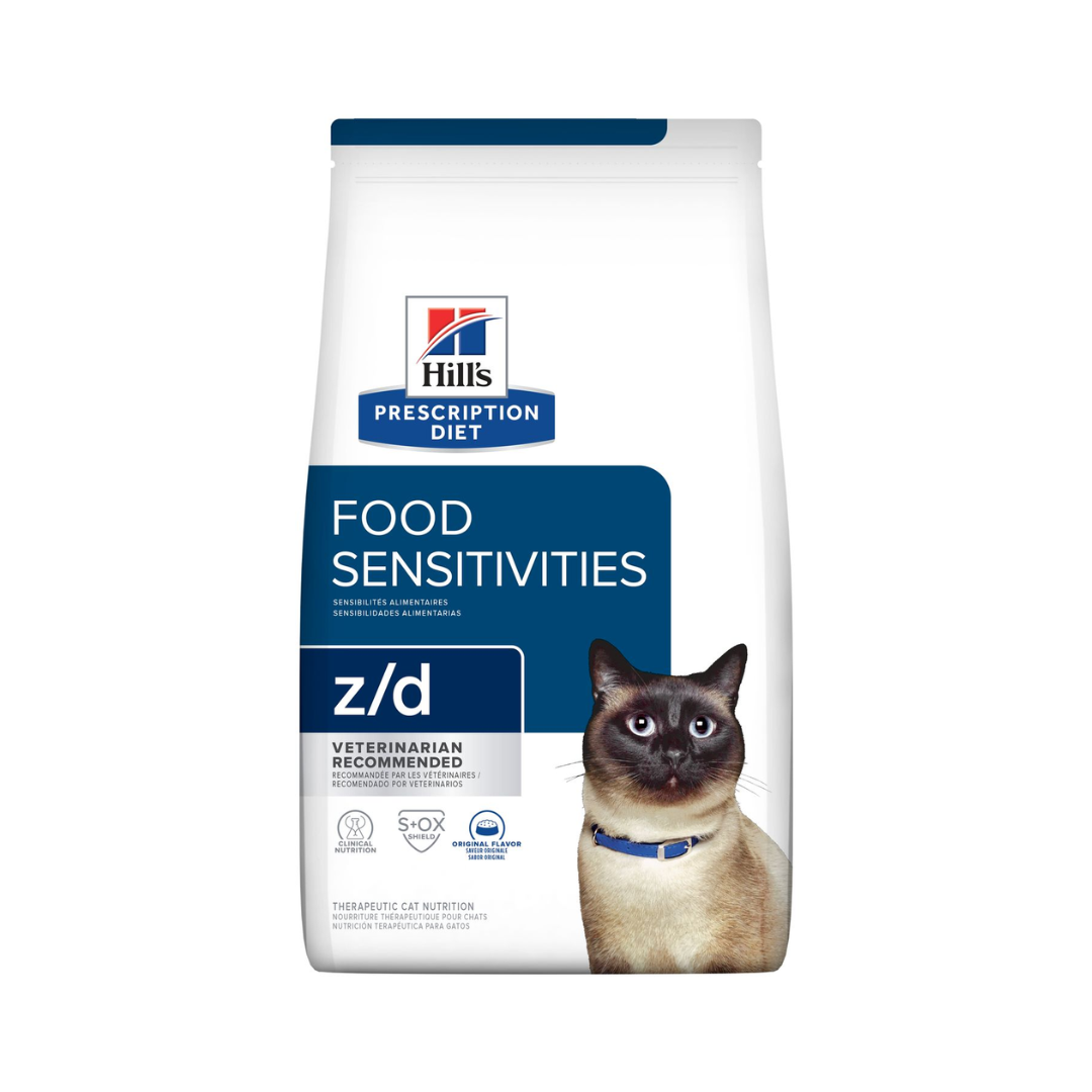 Bolsa de alimento Hills PD para gato con sensibilidades alimentarias z/d, 1,8 kg